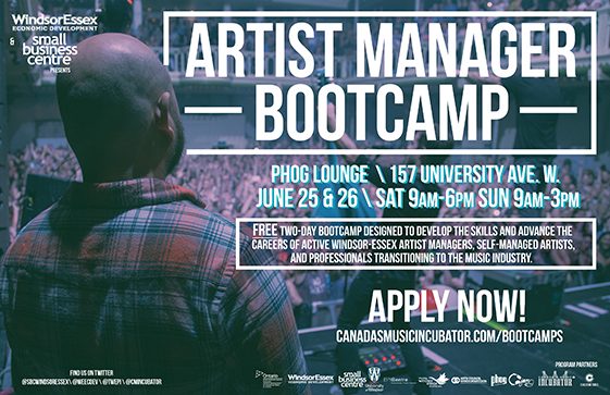 Canada's Music Incubator's Artist Manager Bootcamp to
